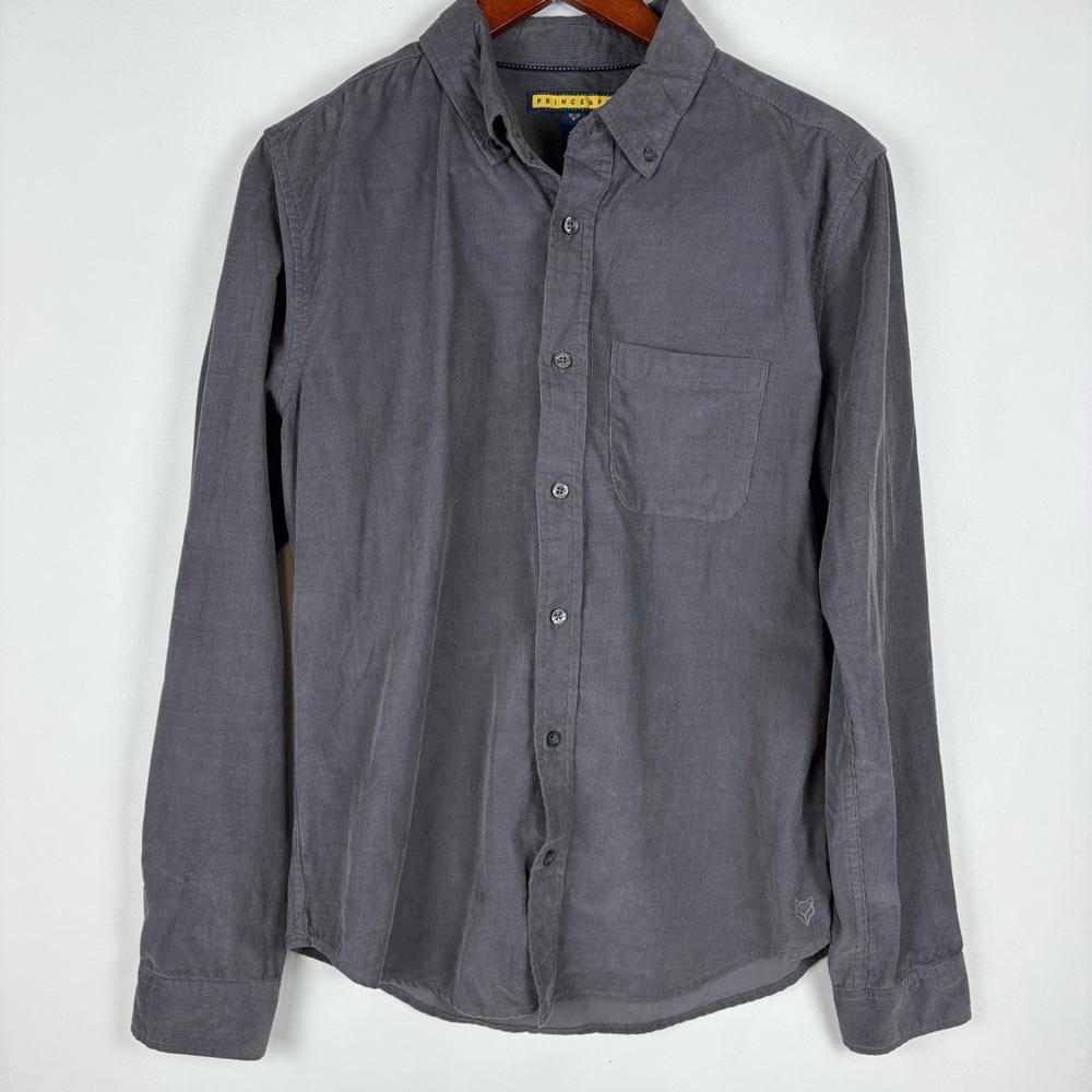 Prince & Fox Corduroy Button Down‎ Long Sleeve Shirt
